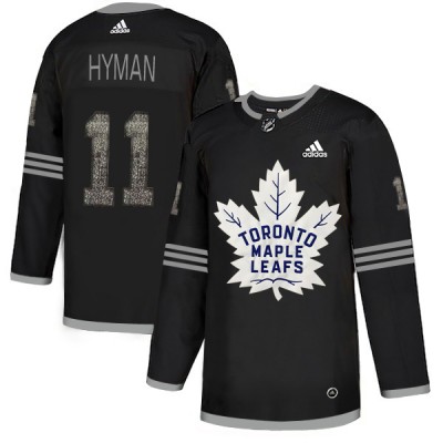 Adidas Toronto Maple Leafs #11 Zach Hyman Black Authentic Classic Stitched NHL Jersey